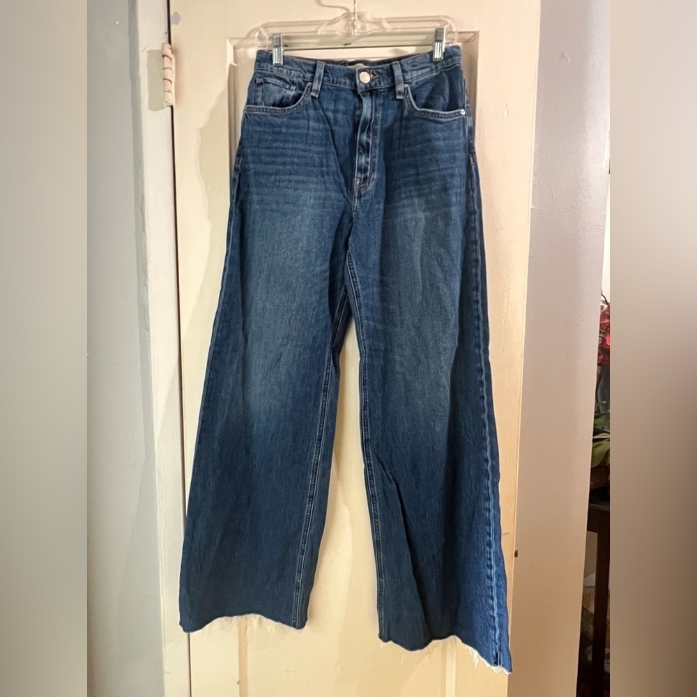 Hudson Jodie High Rise Loose Fit Wide Leg Jean 26 - Picture 8 of 11